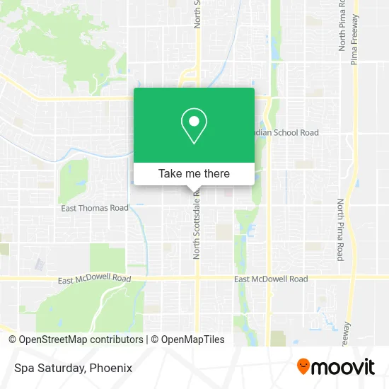 Spa Saturday map