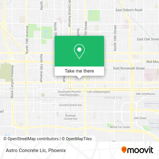 Astro Concrete Llc map