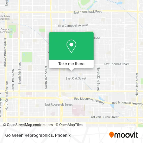 Go Green Reprographics map