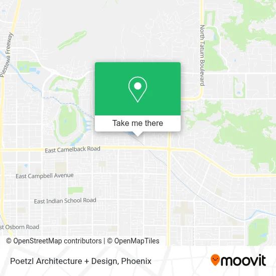 Poetzl Architecture + Design map