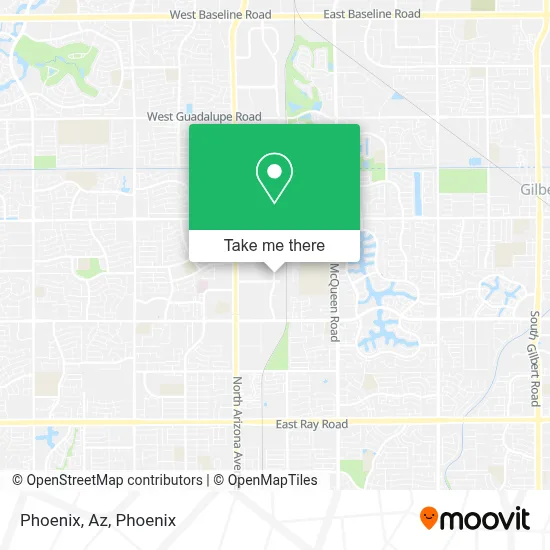 Phoenix, Az map