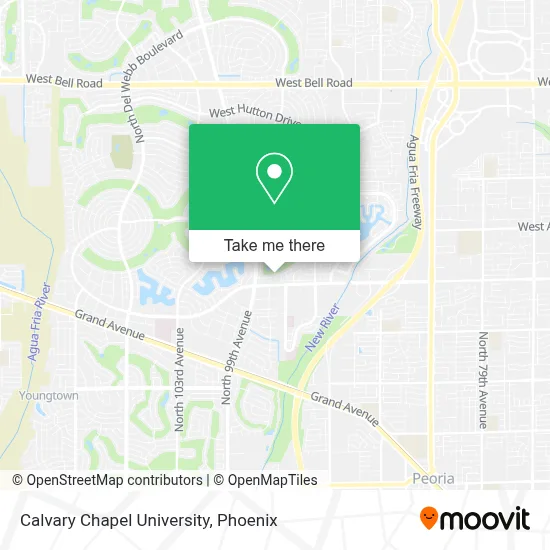 Calvary Chapel University map