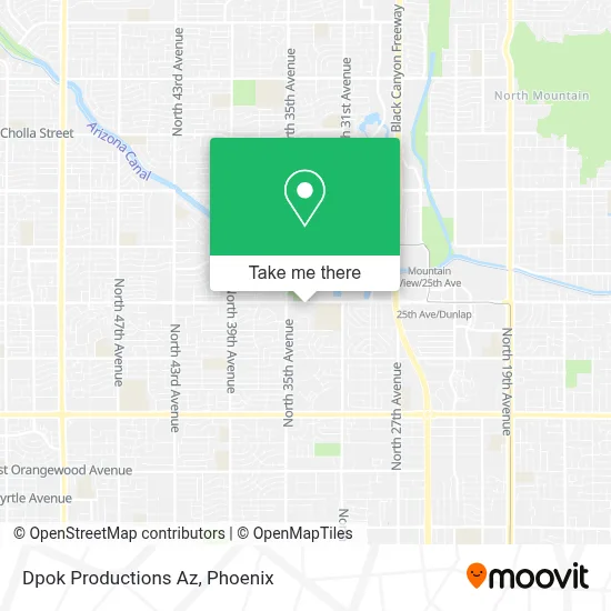 Dpok Productions Az map