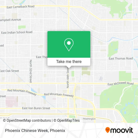 Phoenix Chinese Week map