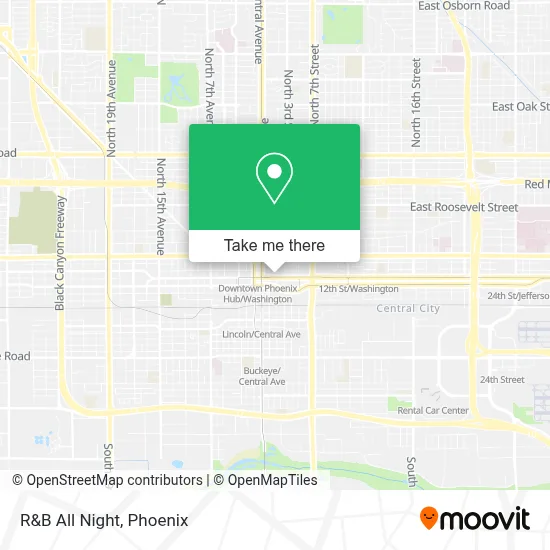 R&B All Night map