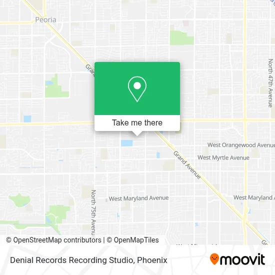 Denial Records Recording Studio map