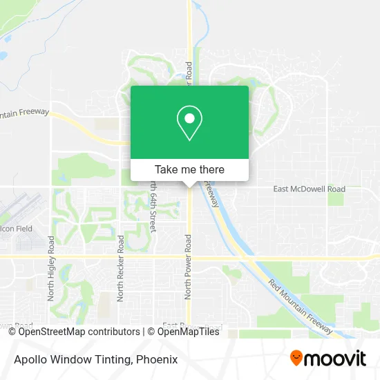 Apollo Window Tinting map