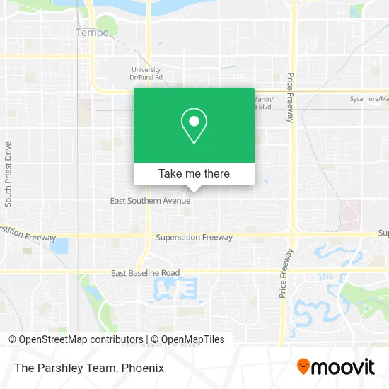 The Parshley Team map