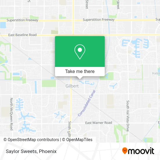 Saylor Sweets map