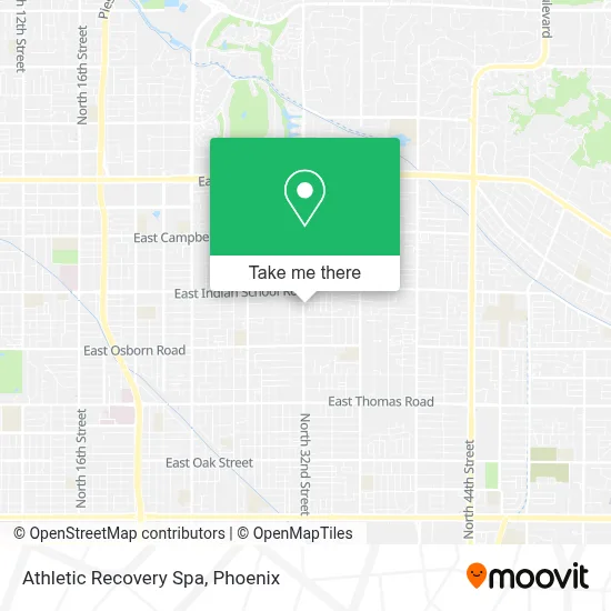 Athletic Recovery Spa map