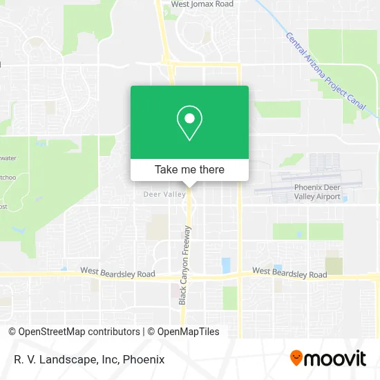 R. V. Landscape, Inc map