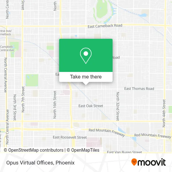 Opus Virtual Offices map