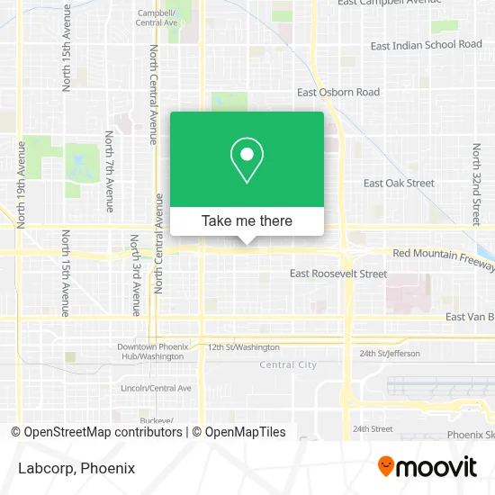 Labcorp map