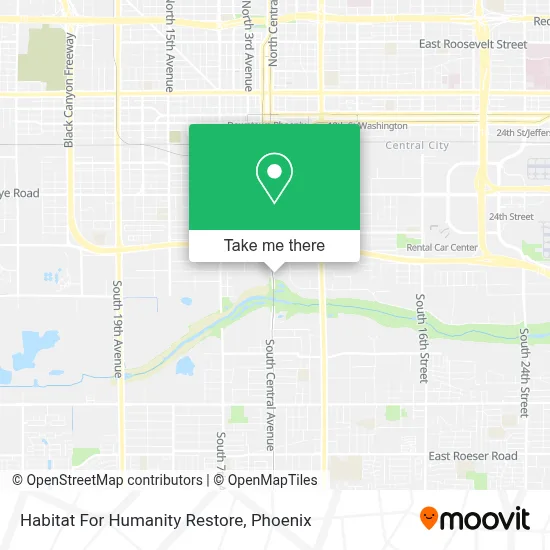 Habitat For Humanity Restore map
