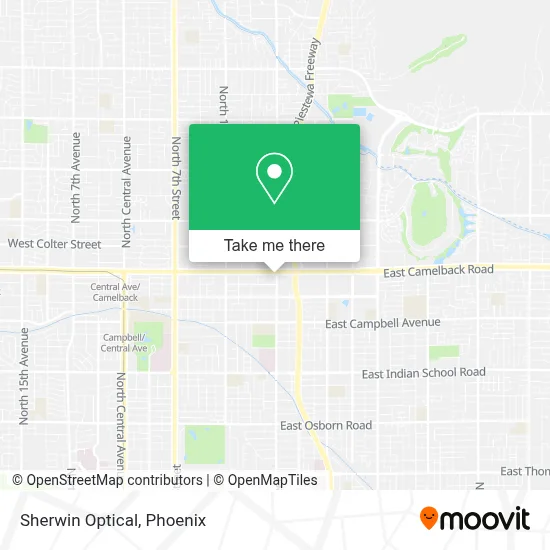 Sherwin Optical map
