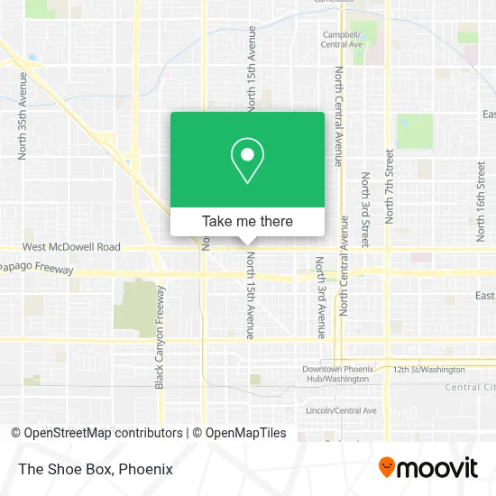 The Shoe Box map