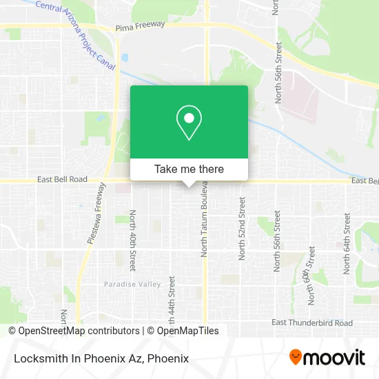 Locksmith In Phoenix Az map