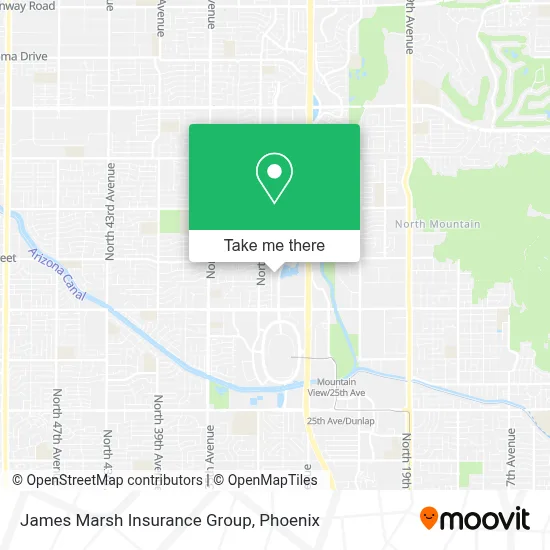 James Marsh Insurance Group map