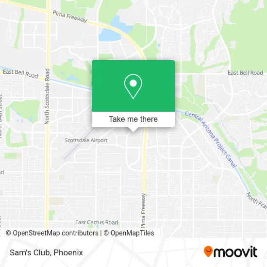 Sam's Club map