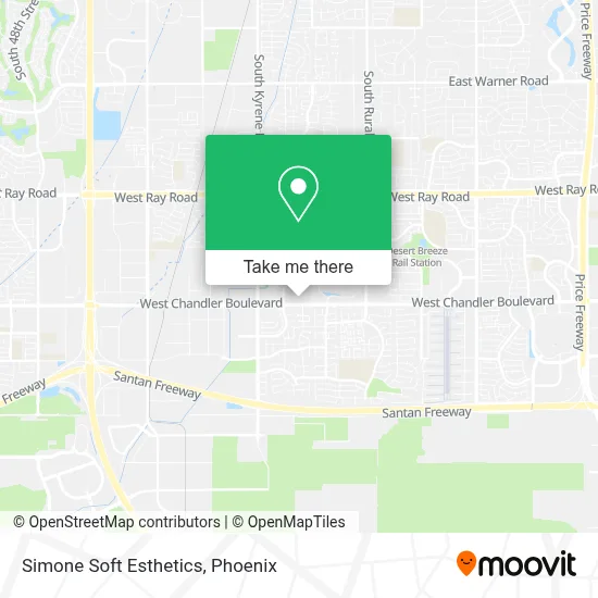 Simone Soft Esthetics map