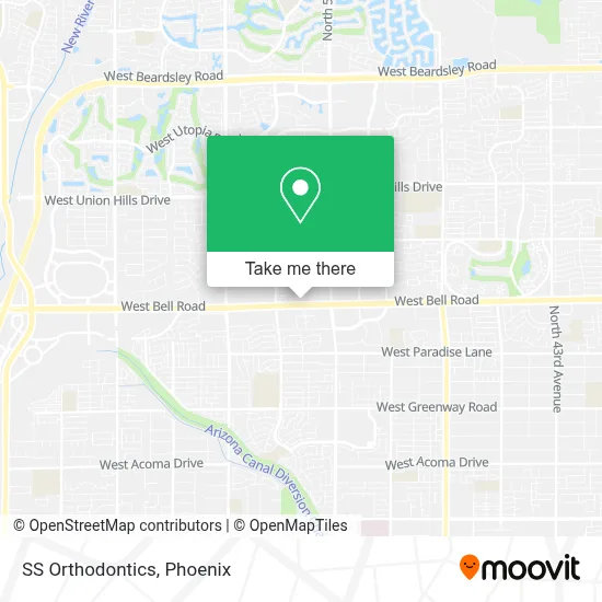 SS Orthodontics map
