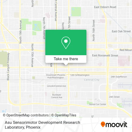 Asu Sensorimotor Development Research Laboratory map