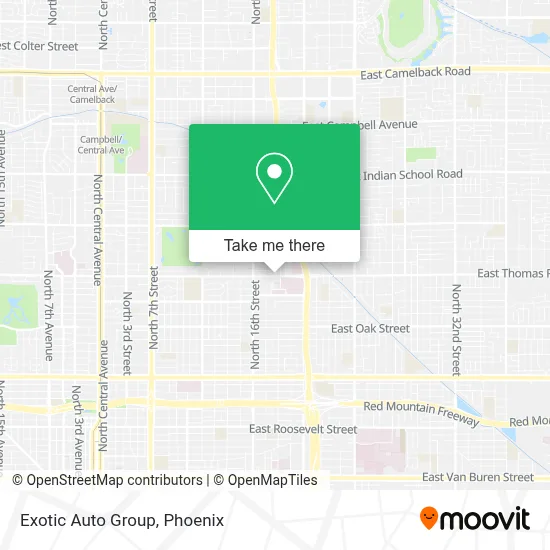 Exotic Auto Group map