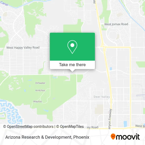 Arizona Research & Development map