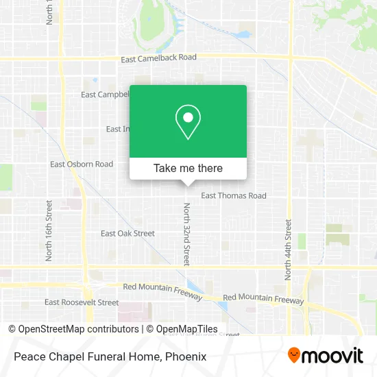 Peace Chapel Funeral Home map
