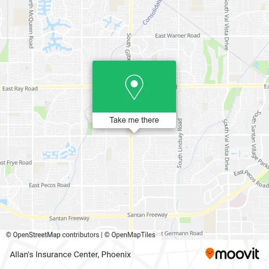 Allan's Insurance Center map