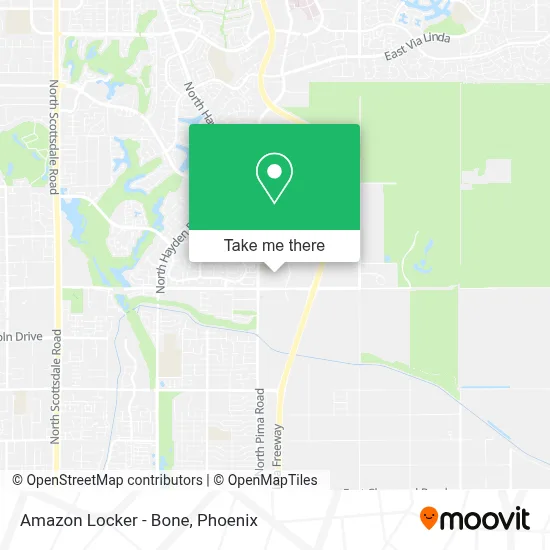 Amazon Locker - Bone map