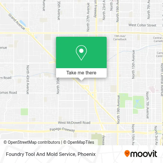 Foundry Tool And Mold Service map