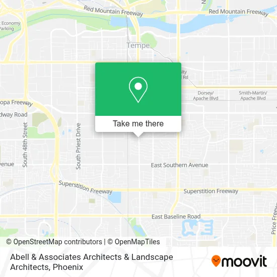 Abell & Associates Architects & Landscape Architects map