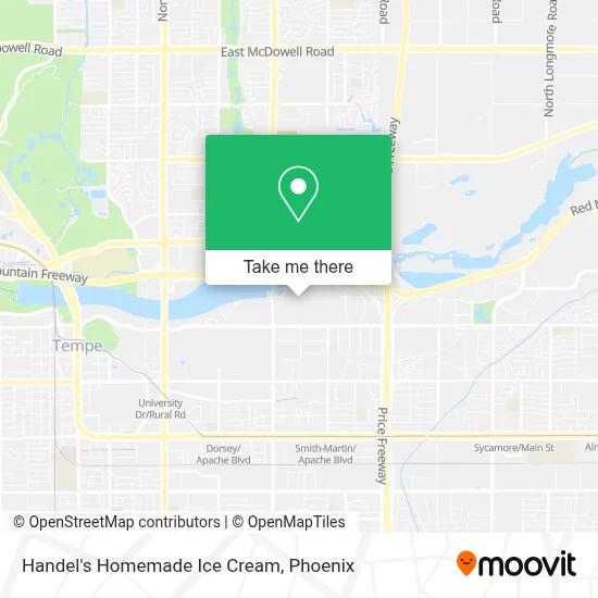 Handel's Homemade Ice Cream map