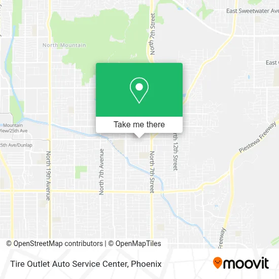 Tire Outlet Auto Service Center map
