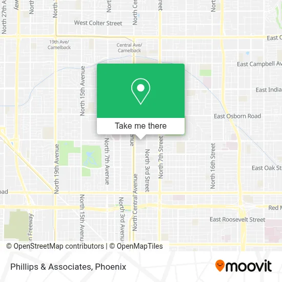 Phillips & Associates map