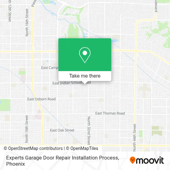 Experts Garage Door Repair Installation Process map