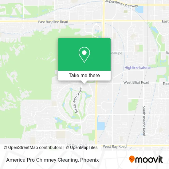 America Pro Chimney Cleaning map