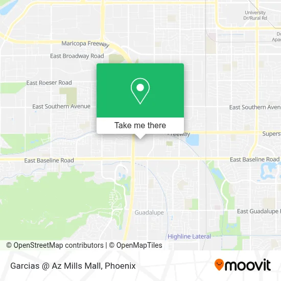 Garcias @ Az Mills Mall map