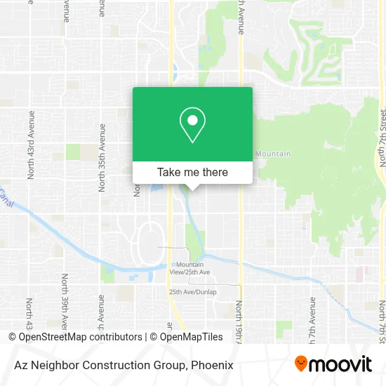 Az Neighbor Construction Group map