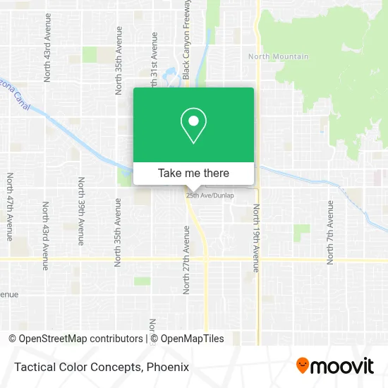 Tactical Color Concepts map