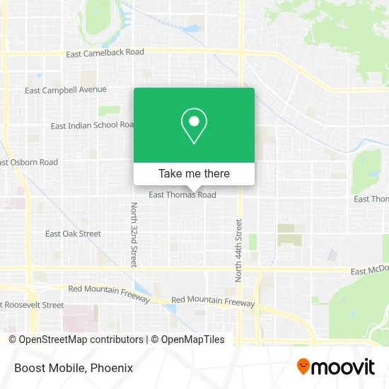 Boost Mobile map