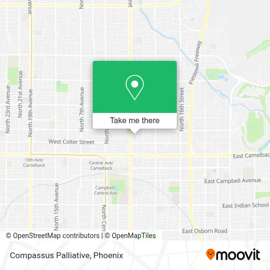 Compassus Palliative map