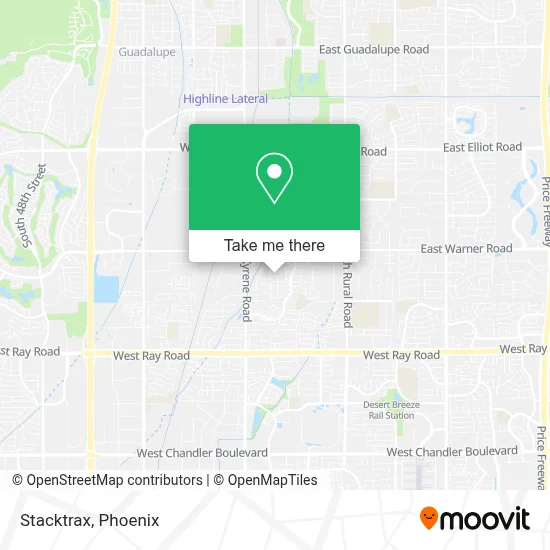 Stacktrax map