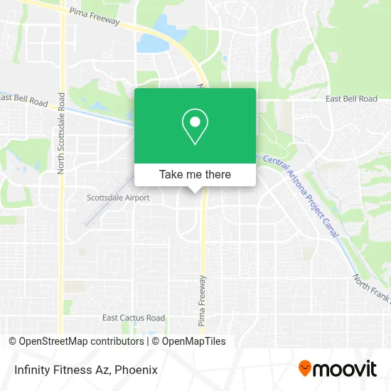 Infinity Fitness Az map