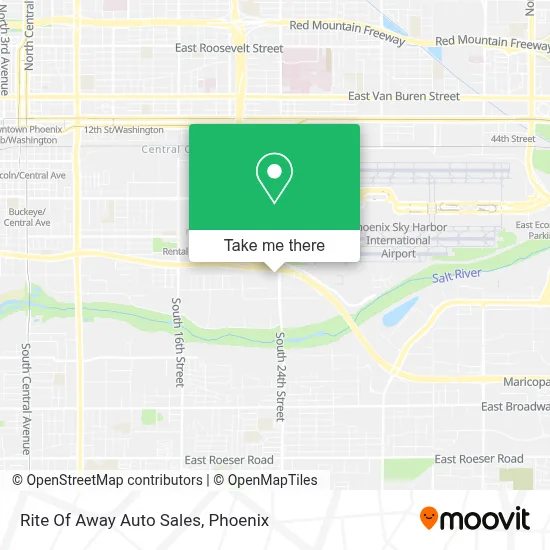 Rite Of Away Auto Sales map