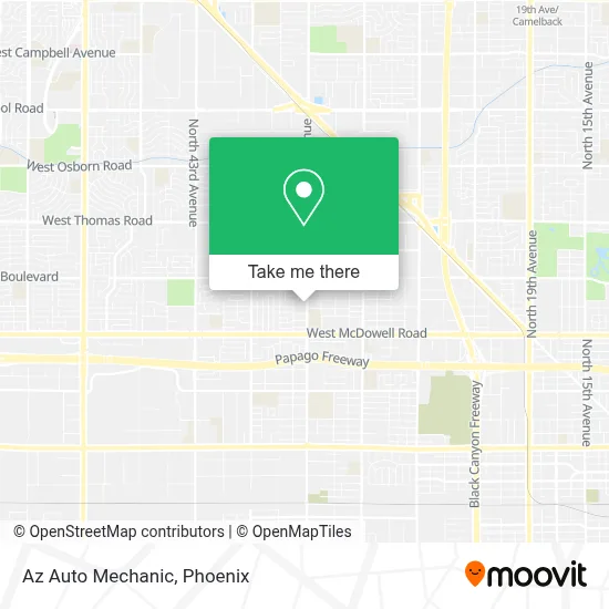 Az Auto Mechanic map