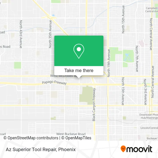 Az Superior Tool Repair map
