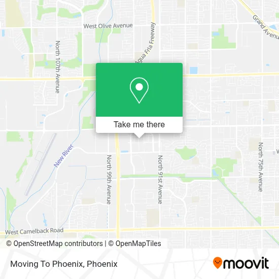 Moving To Phoenix map