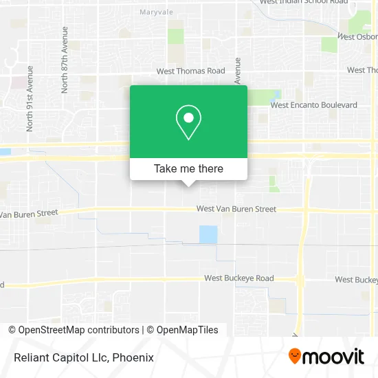 Reliant Capitol Llc map